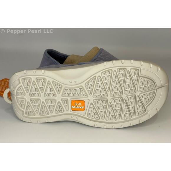 Light Blue Canvas Women's Size 5 Unisex Espadrille Mule Slip On Comfort Shoe - Picture 11 of 11